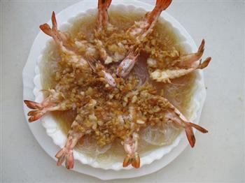 蒜蓉粉丝蒸虾的做法图解10