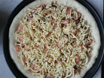 海鲜培根披萨的做法图解11