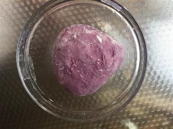 紫薯荷叶饼的做法图解3