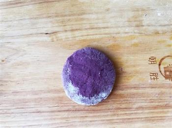 紫薯荷叶饼的做法步骤4