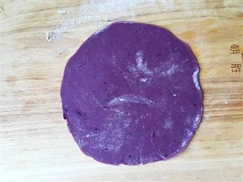 紫薯荷叶饼的做法图解5