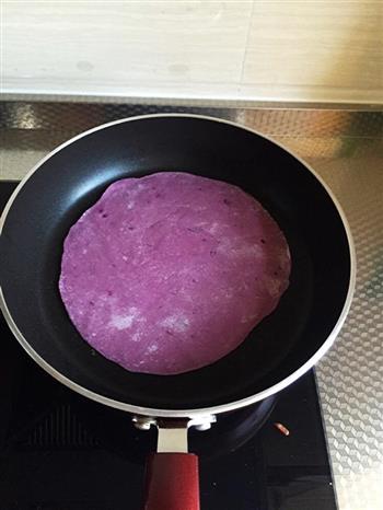 紫薯荷叶饼的做法步骤6