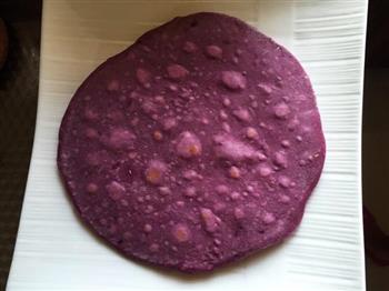 紫薯荷叶饼的做法图解7