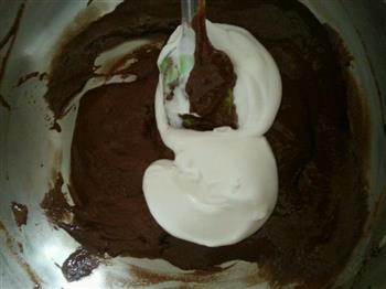 巧克力戚风 黑森林基础蛋糕 8寸的做法步骤6