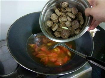 番茄牛肉丸汤的做法步骤8