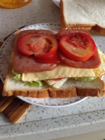 人人都会的简单三明治的做法步骤5