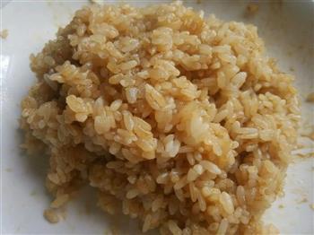 一饭两食-甜枣糯米饭+咸肉糯米饭的做法步骤4