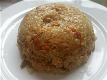 一饭两食-甜枣糯米饭+咸肉糯米饭的做法步骤8