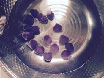 椰汁紫薯芋圆西米的做法步骤5