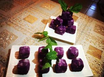 蜂蜜山药紫薯糕的做法步骤6