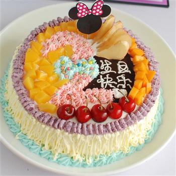 戚风胚宝贝的生日蛋糕的做法步骤26