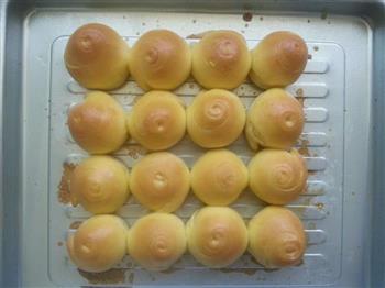 中式奶香小面包的做法步骤11