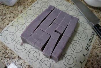 奶香紫薯凉糕的做法步骤4