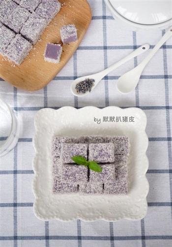 奶香紫薯凉糕的做法步骤5