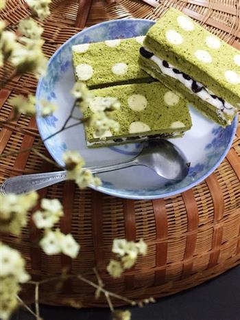 波点绿茶蛋糕-不一样的儿童节萌物的做法步骤14