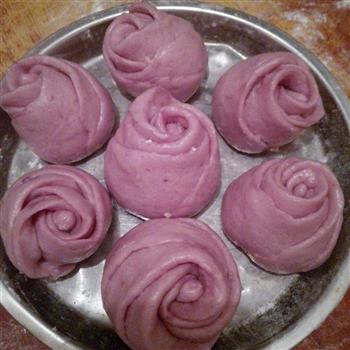 紫薯玫瑰花的做法图解6