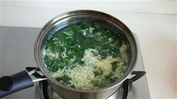 菊叶蛋汤的做法步骤4