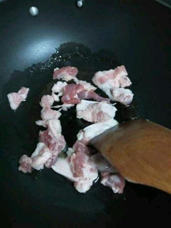 蒜苔炒肉片的做法步骤3