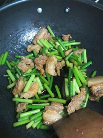 蒜苔炒肉片的做法步骤8