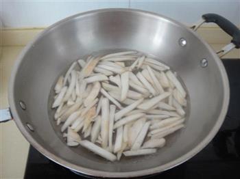 白灵菇榨菜炒肉丝的做法步骤4