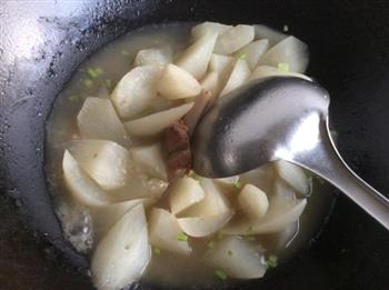 排骨汤烩白萝卜的做法步骤5