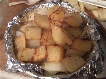 黄油培根烤土豆的做法图解8