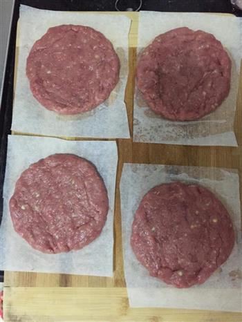 汉堡双层牛肉芝士汉堡从零开始做两个量的做法图解4