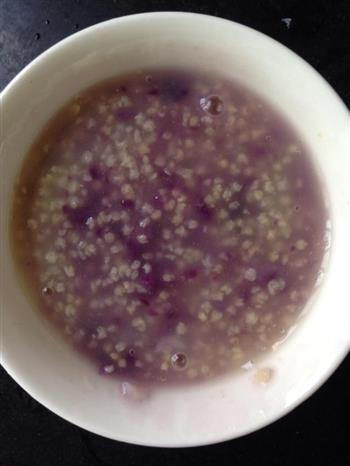紫薯小米粥-宝宝餐婴儿餐 补铁佳品的做法图解3