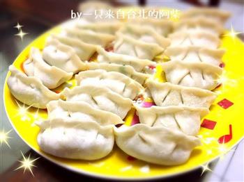 超-台湾味樱花虾韭菜水饺的做法步骤5