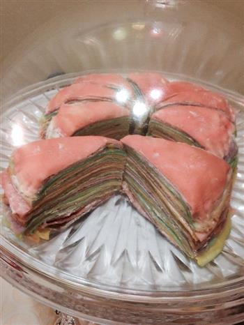 彩虹千层蛋糕的做法图解6