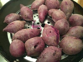 冰皮紫薯月饼-—绝美一物一器的做法步骤1