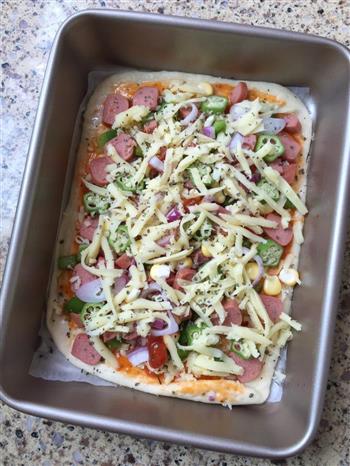 蔬菜披萨/海鲜披萨的做法步骤20