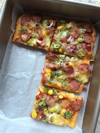 蔬菜披萨/海鲜披萨的做法步骤22