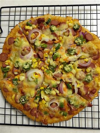 蔬菜披萨/海鲜披萨的做法步骤24