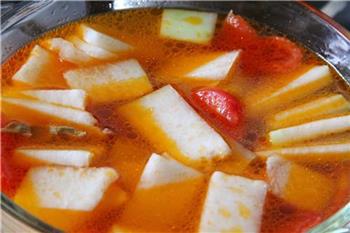夏日开胃汤，番茄扁尖冬瓜汤的做法步骤6