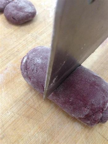 紫薯蔷薇馒头的做法步骤6