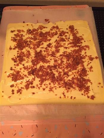 香葱肉松蛋糕卷的做法步骤13