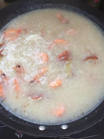 海鲜虾蟹粥的做法步骤6