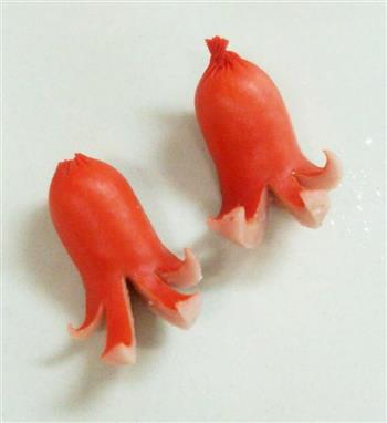 章鱼香肠 赤いウィンナ的做法图解3