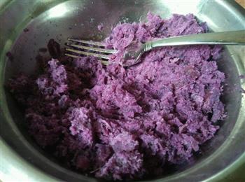 紫薯一口酥，酥到你心田的做法图解4