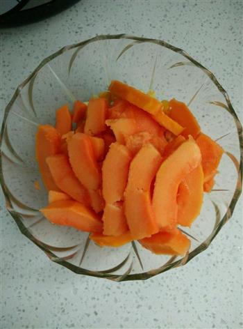 木瓜玉米粥的做法步骤2