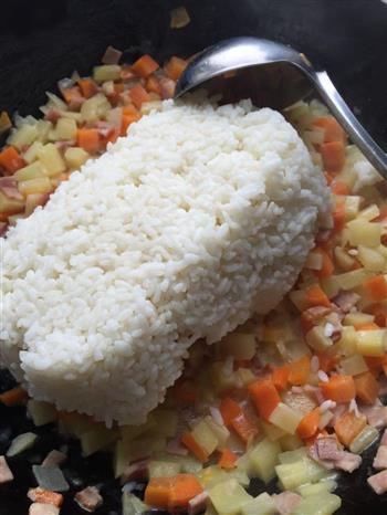 培根土豆胡萝卜焗饭的做法图解10