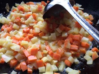 培根土豆胡萝卜焗饭的做法步骤8