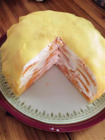 芒果千层蛋糕可丽饼的做法步骤9
