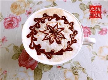 咖啡拉花-盛开的做法图解3