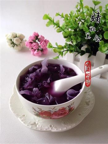紫薯银耳羹-那一抹迷情的紫色浪漫的做法步骤8