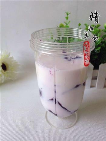自制紫薯奶昔-就爱那一抹紫色的做法步骤6