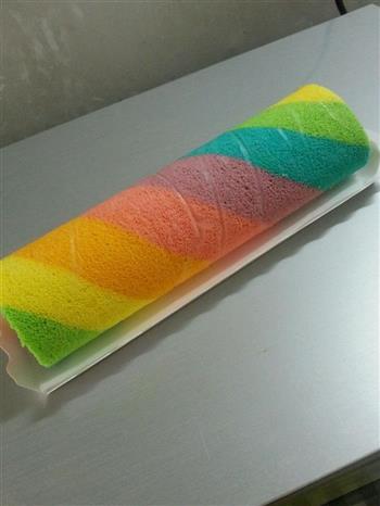 彩虹蛋糕卷的做法步骤10