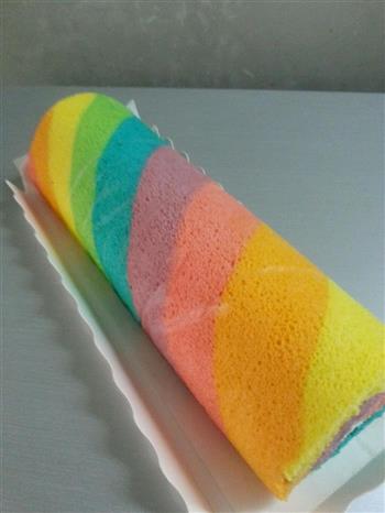 彩虹蛋糕卷的做法步骤11