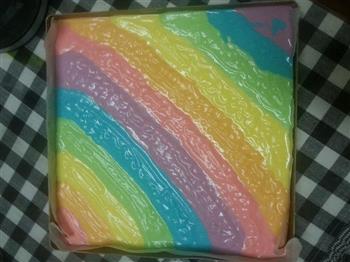 彩虹蛋糕卷的做法步骤8